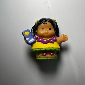 Vintage Fisher Price Little‎ People Hawaiian Vacation Girl Lei 2005